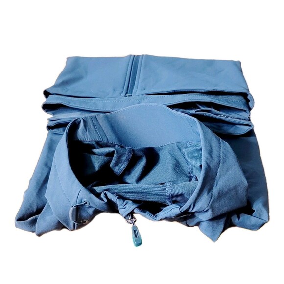 Kirkland Women's XL Green Soft Shell Jacket 4-Way Stretch Rain Wind Zip Pockets - Picture 6 of 8